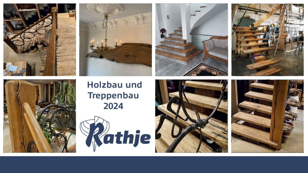 Treppenbau und Holzbau bei der Rathje-Werft in Kiel