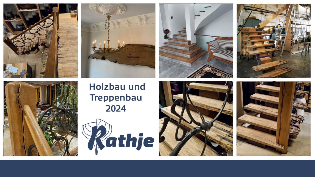 Treppenbau und Holzbau bei der Rathje-Werft in Kiel
