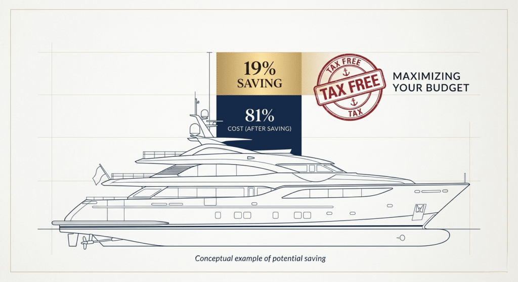 Tax free yacht refit