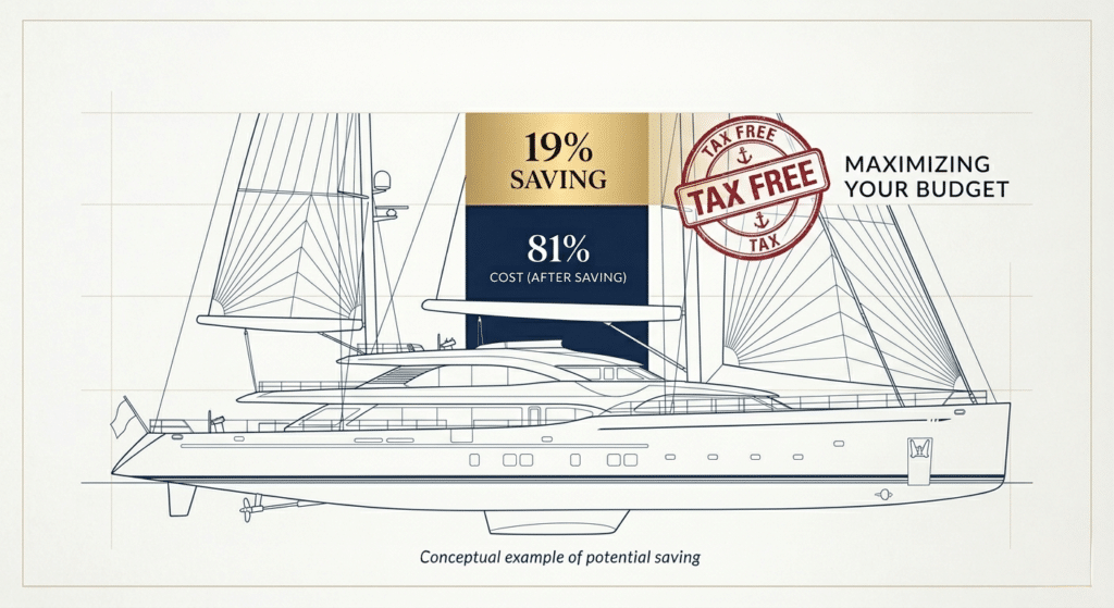 Tax free yacht refit