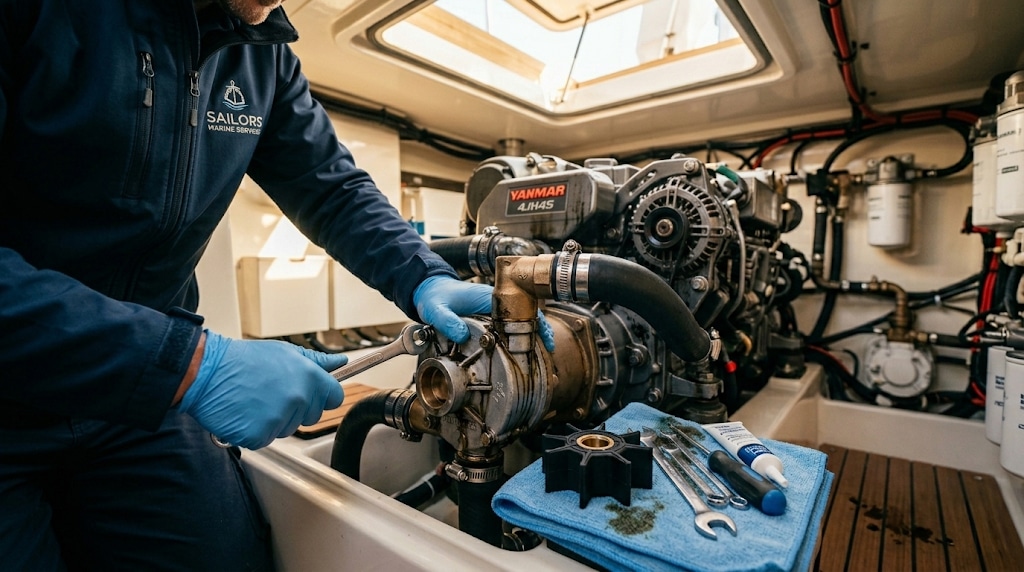 Defekte Bilgenpumpe – Yachtservice Kiel