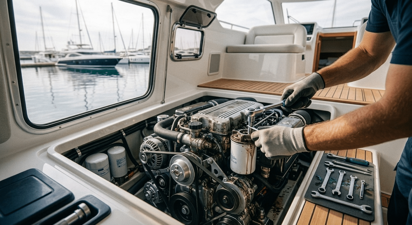 Bootsmotor Wartung & Inspektion: Sicher auf dem Wasser